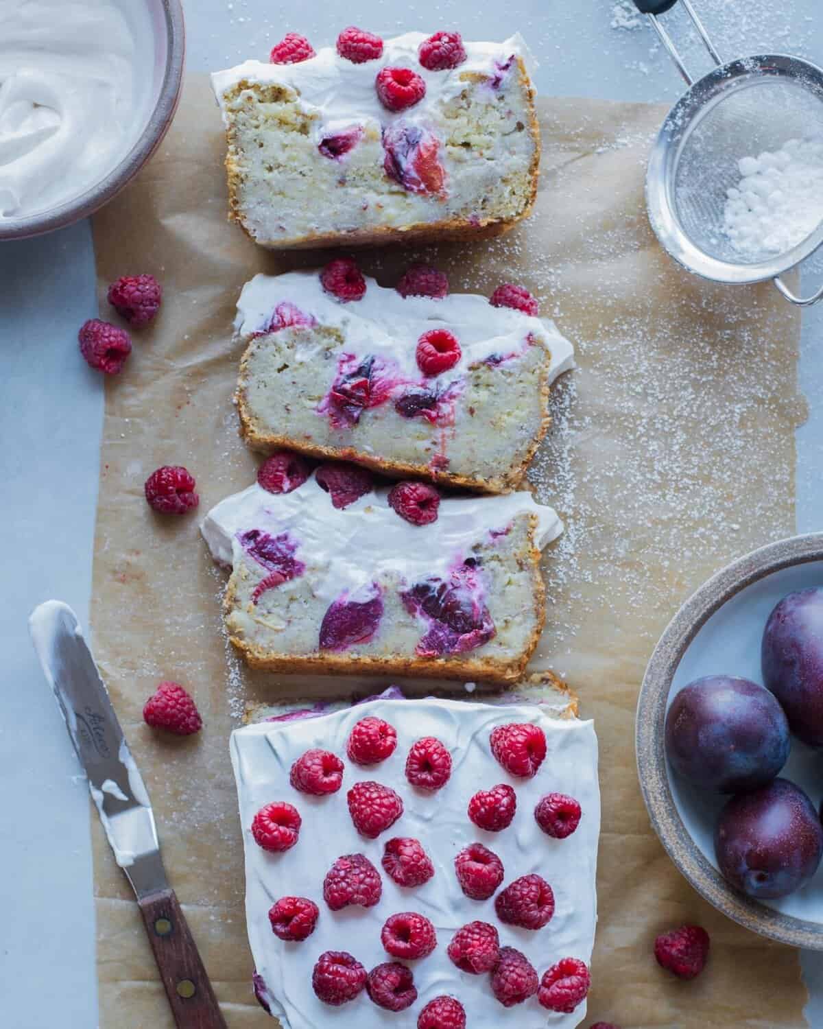 Vegan Plum Banana Bread Rainbow Plant Life