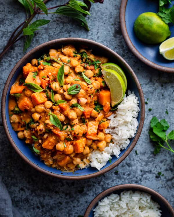 Butternut Squash Curry With Chickpeas - Rainbow Plant Life