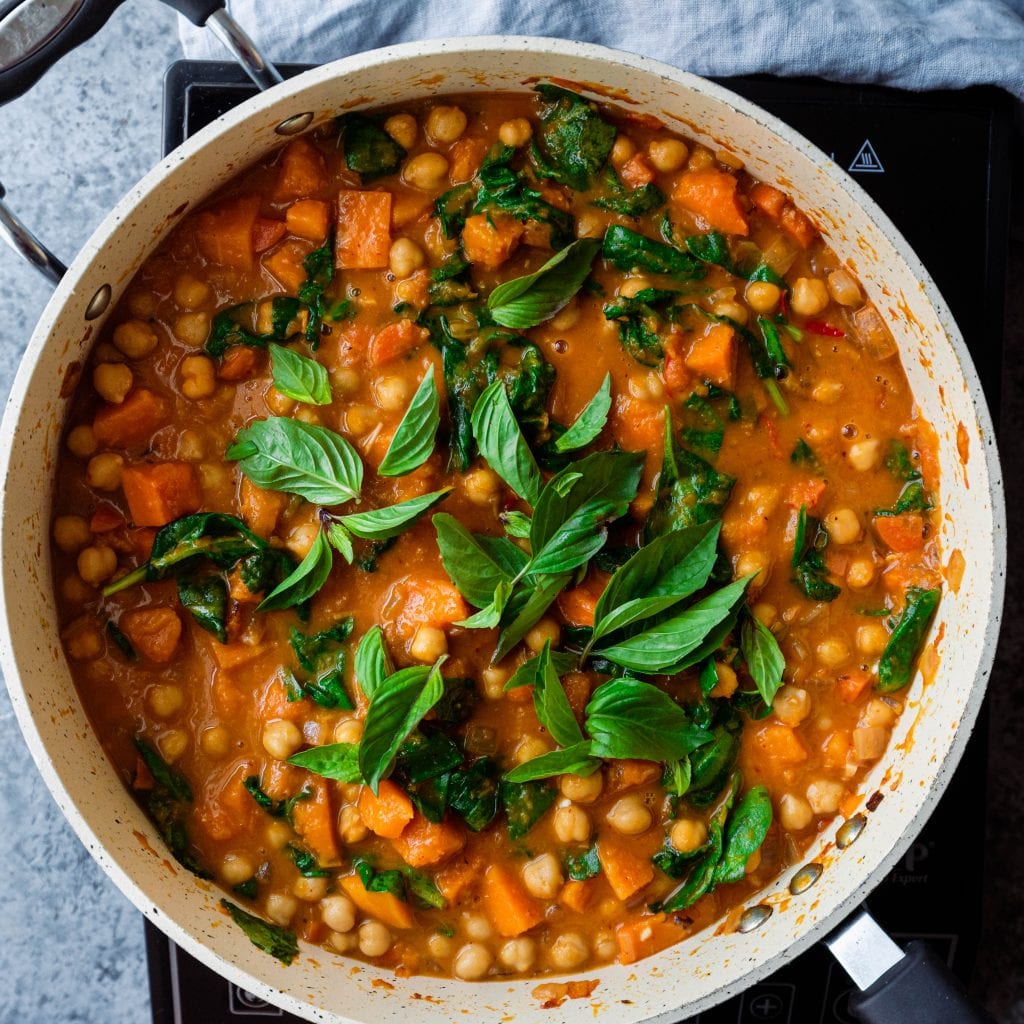 Thai Butternut Squash Curry with Chickpeas | Rainbow Plant Life