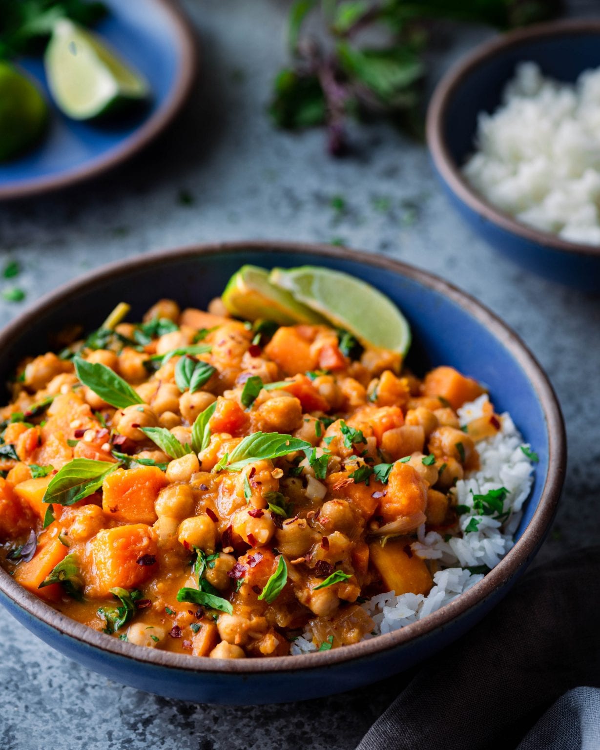 Butternut Squash Curry with Chickpeas - Rainbow Plant Life