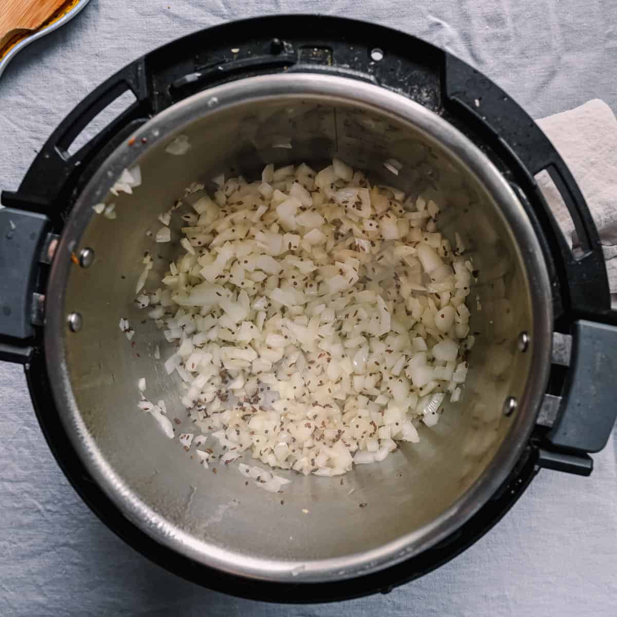 sauteing onions in Instant Pot