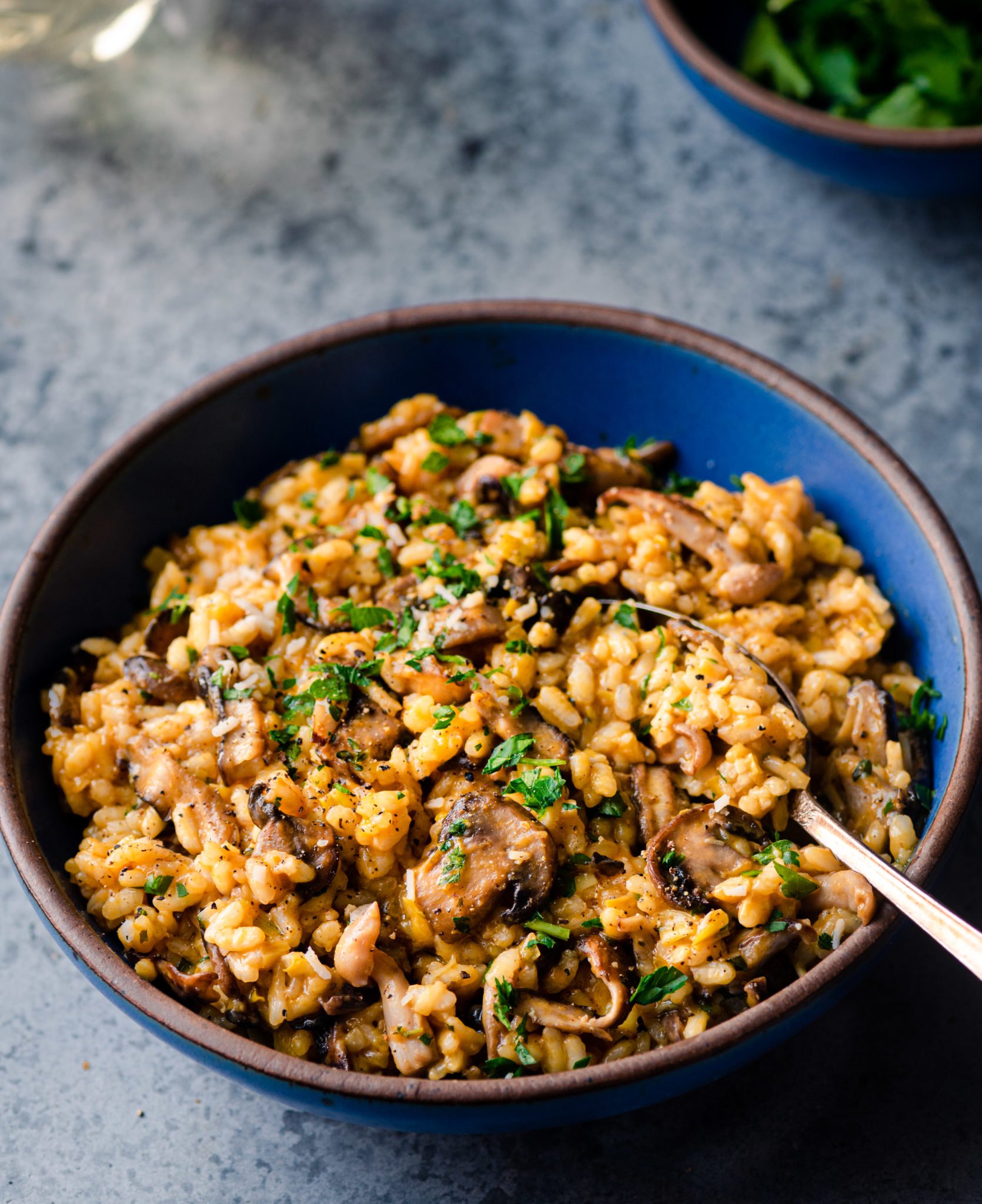 The Best Vegan Mushroom Risotto - Rainbow Plant Life