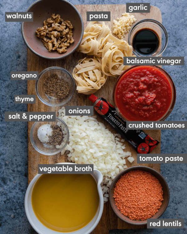 10-Ingredient Lentil Bolognese | Rainbow Plant Life