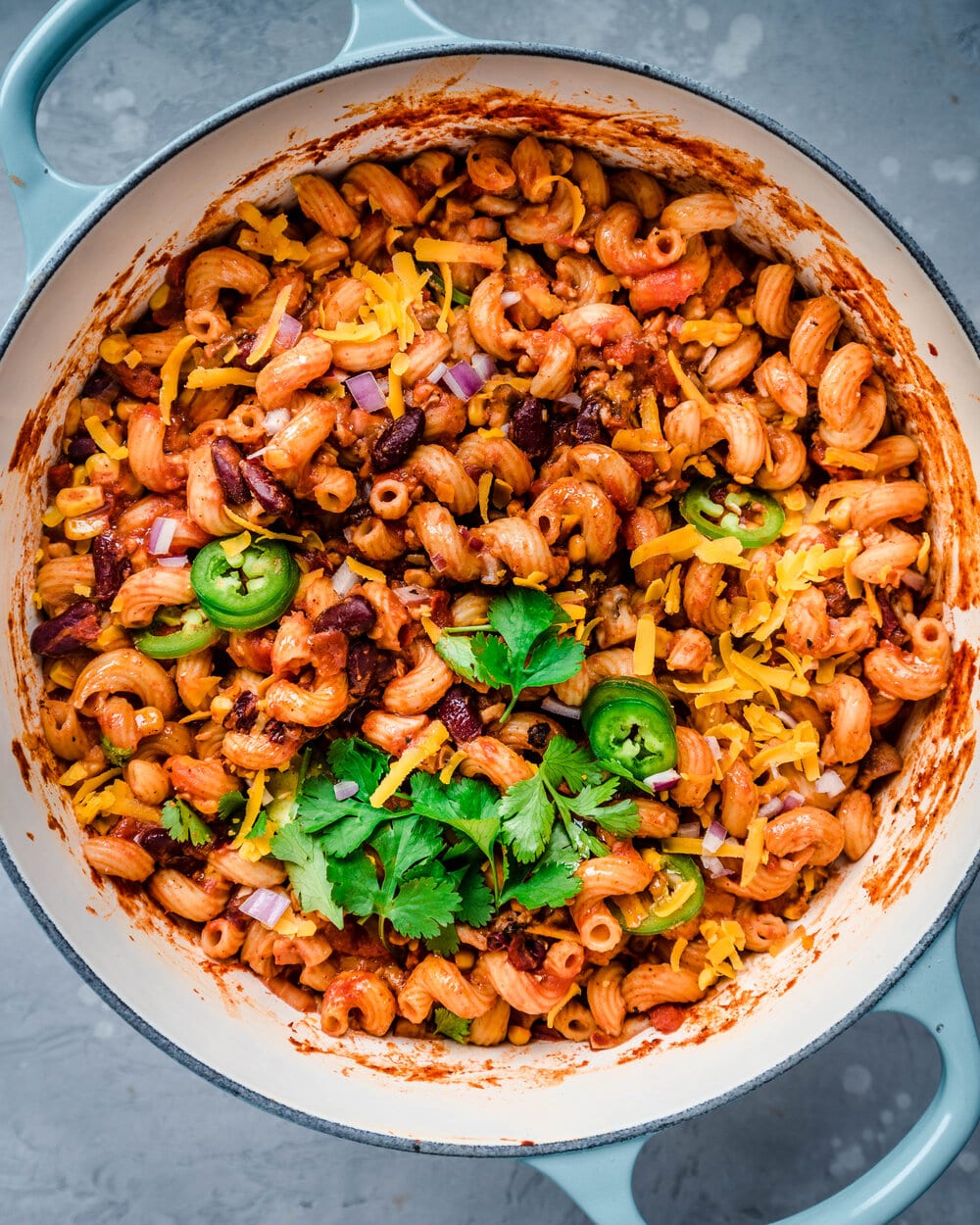 One-Pot Vegan Chili Mac