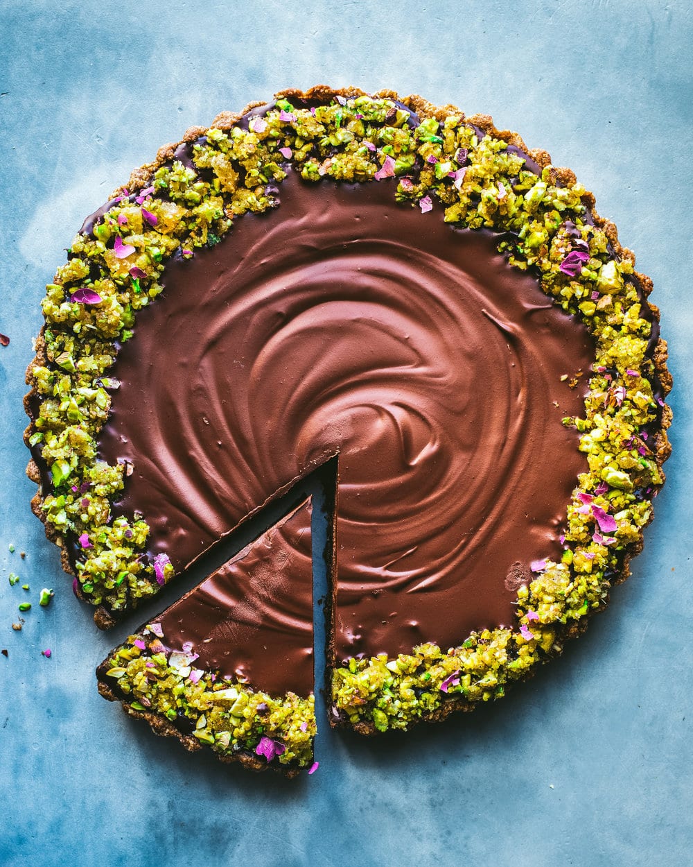 Dark Chocolate Ginger Tart