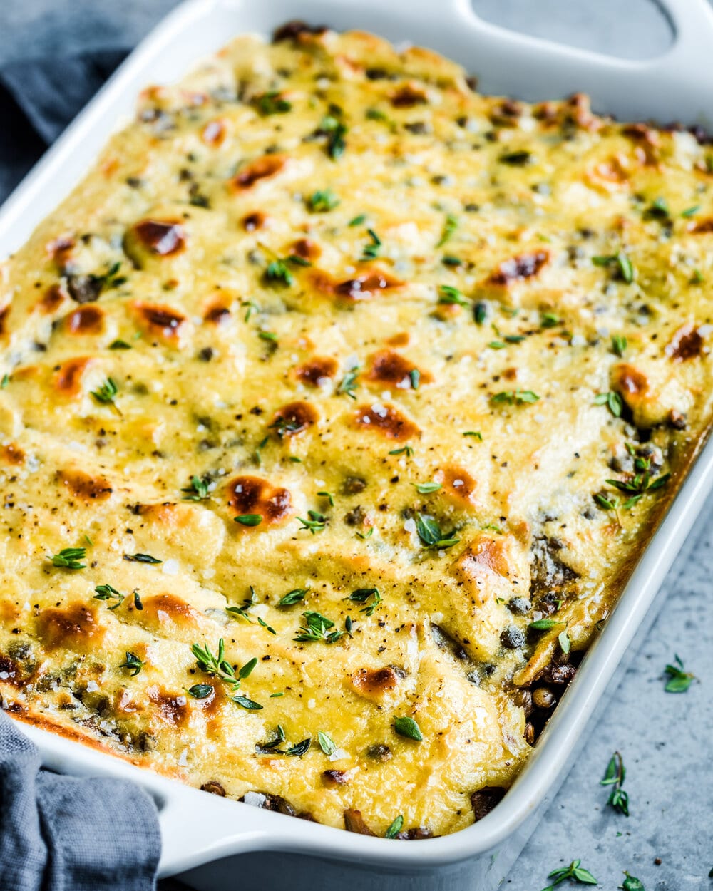Creamy Lentil Winter Bake (Vegan, Gluten-Free)