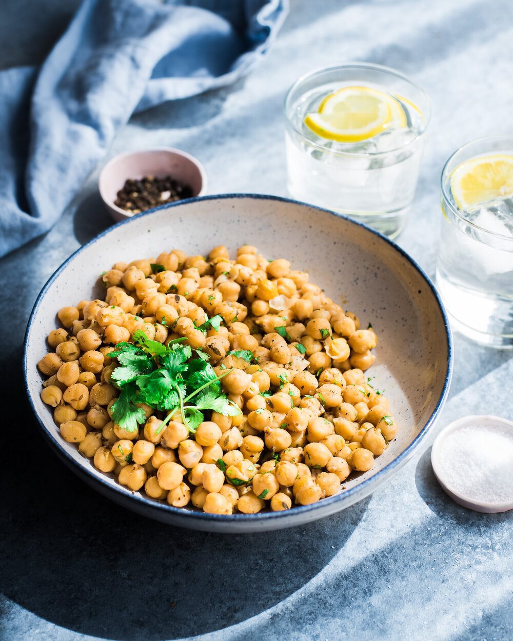 15 Easy Vegan Pantry Recipes: Mediterranean Chickpea Salad