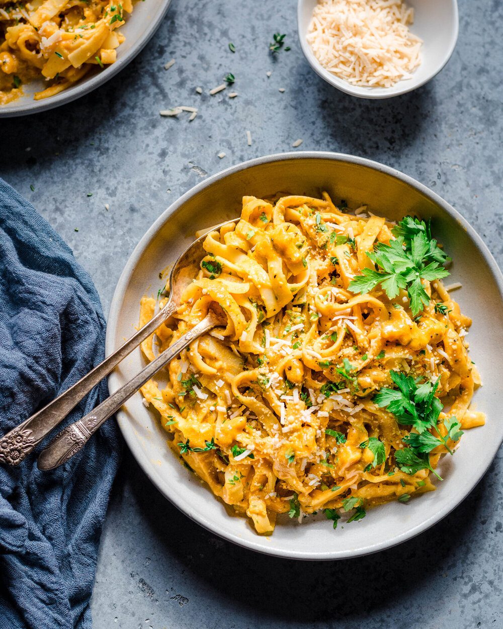 One-Pot Vegan Pumpkin Alfredo - Rainbow Plant Life