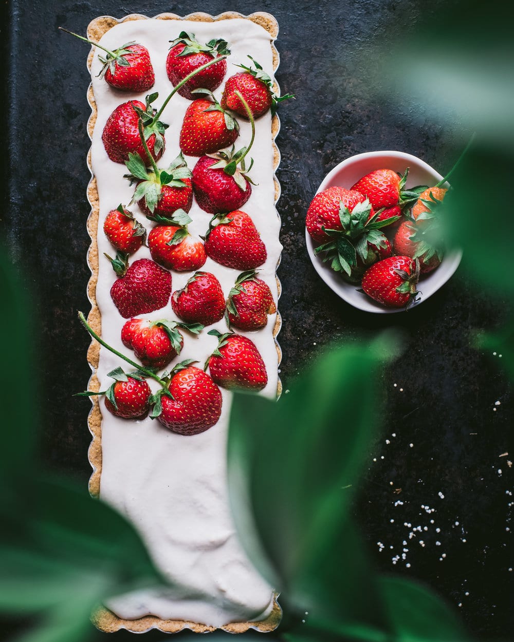 Vegan Strawberries and Cream Tart