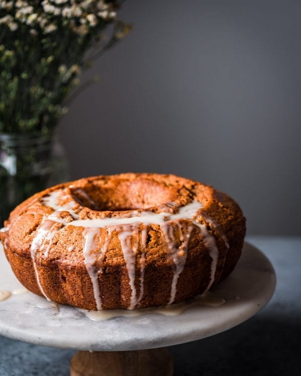 Vegan Apple Cinnamon Bundt Cake - Rainbow Plant Life