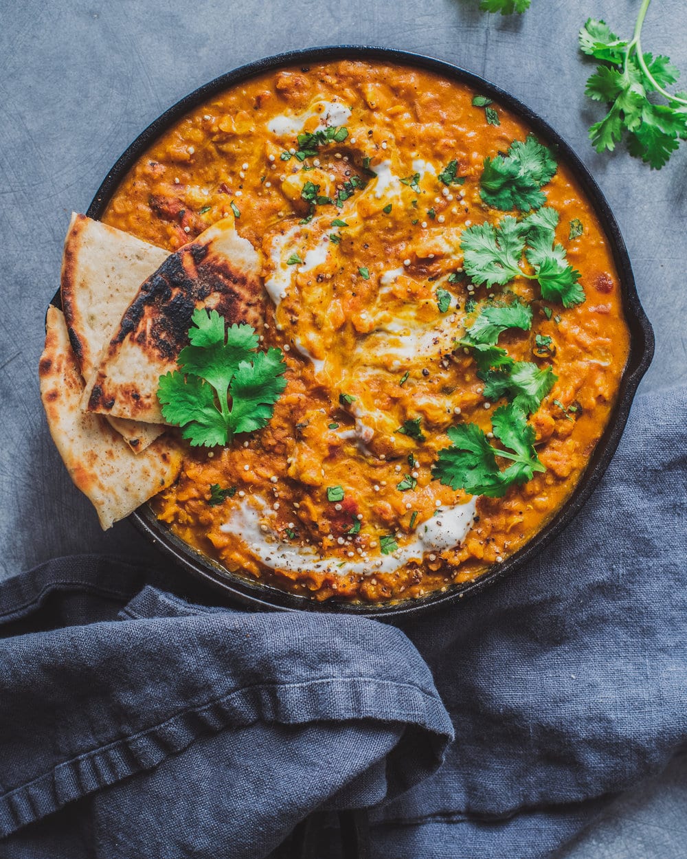 Red Lentil Almond Curry