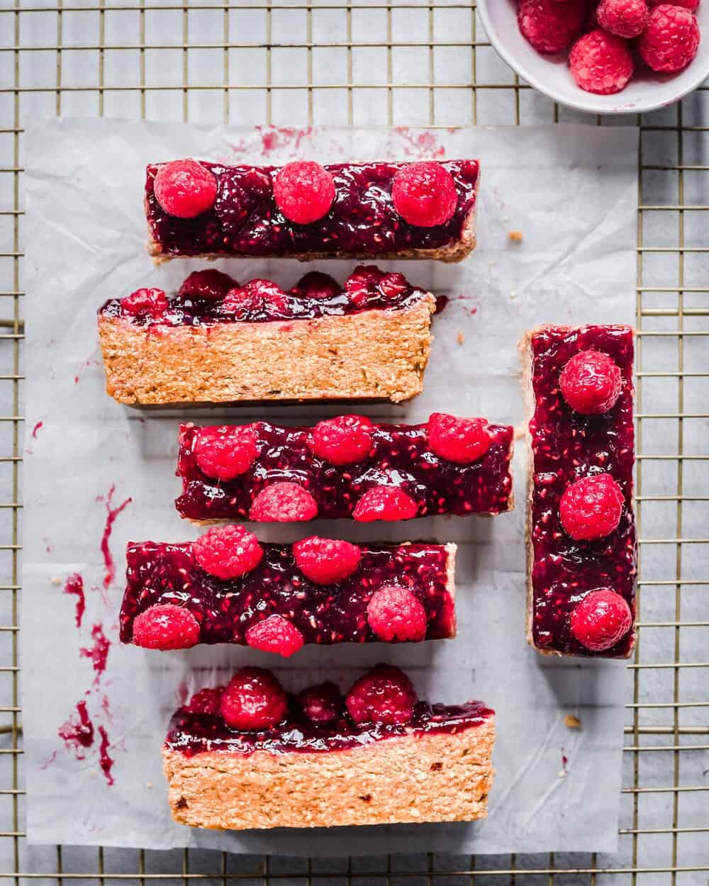 No-Bake Vegan Peanut Butter and Jelly Bars