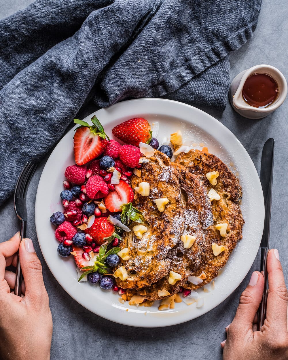 Vegan Banana French Toast