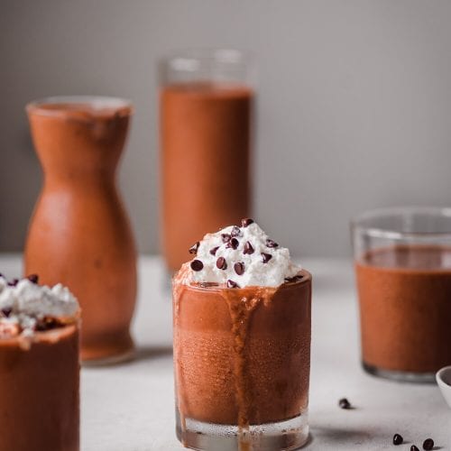 Vegan Chocolate Sweet Potato Milkshake