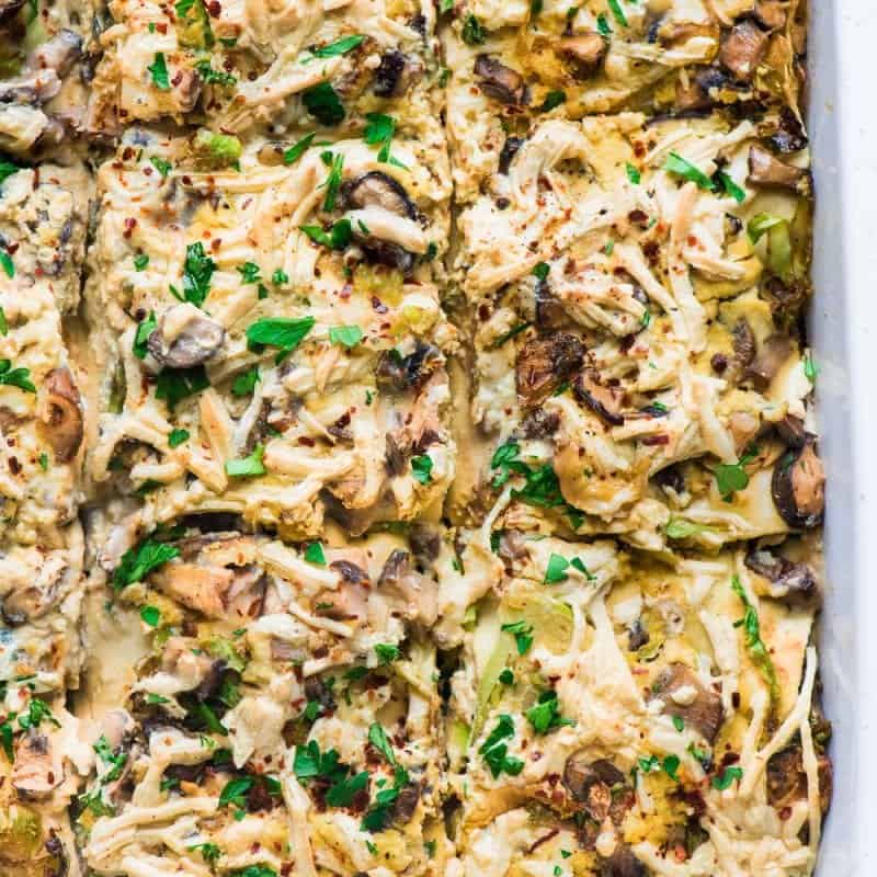 Vegan Brussels Sprouts and Mushroom Lasagna Rainbow Plant Life