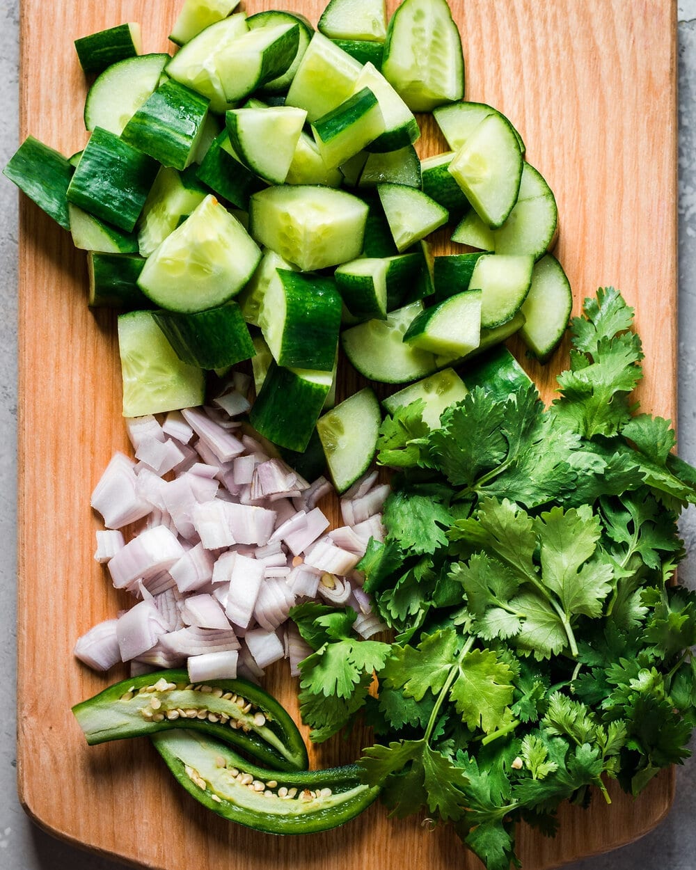 Creamy Avocado Pea Gazpacho. green goddess gazpacho. gazpacho food photography.
