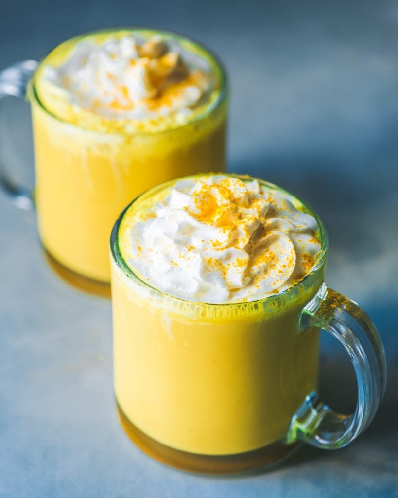 Turmeric Latte, Superfood plant-based latte