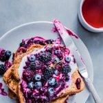 Simple 15-Minute Vegan French Toast with Berry Compote
