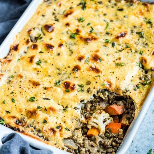 Creamy Lentil and Vegetable Bake (Vegan, Gluten-Free)