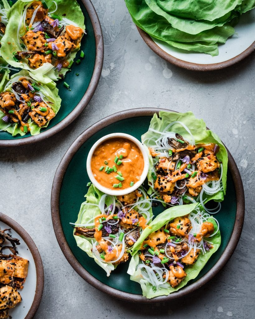 Sesame Tofu Salad - Planted in the Kitchen