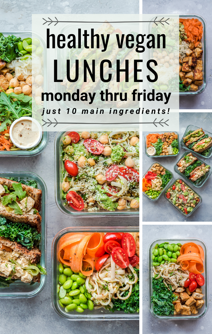 graphic of five lunches.