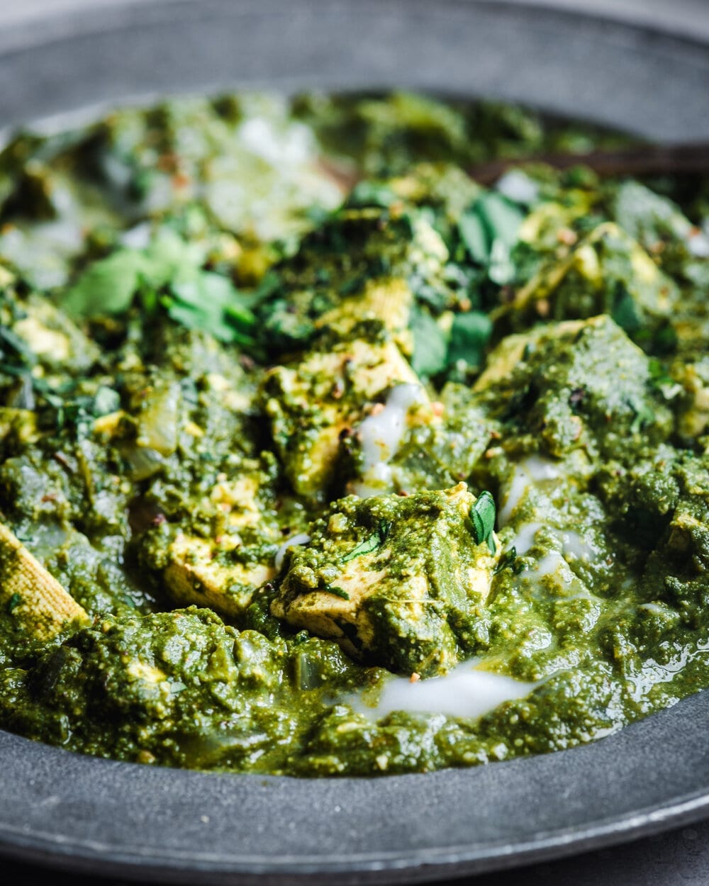 Vegan Palak Paneer with Tofu - Rainbow Plant Life