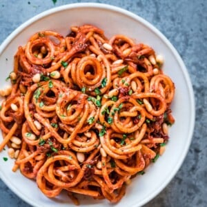 Vegan Caramelized Onion Pasta
