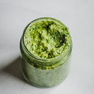 pesto in jar