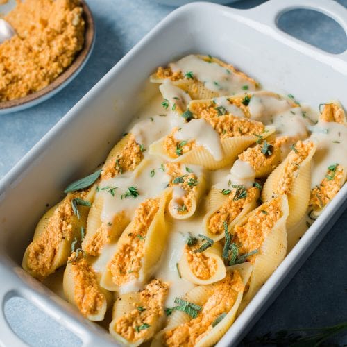 Vegan Stuffed Shells - Plant-Based on a Budget