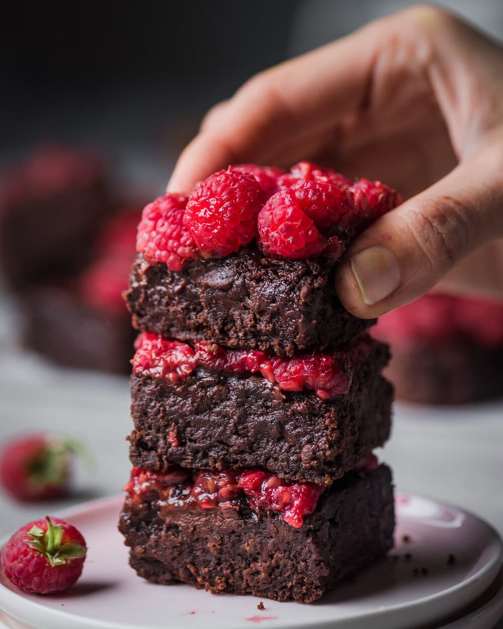 Fudgy Vegan Chocolate Glazed Brownies (Best Vegan Brownies!)