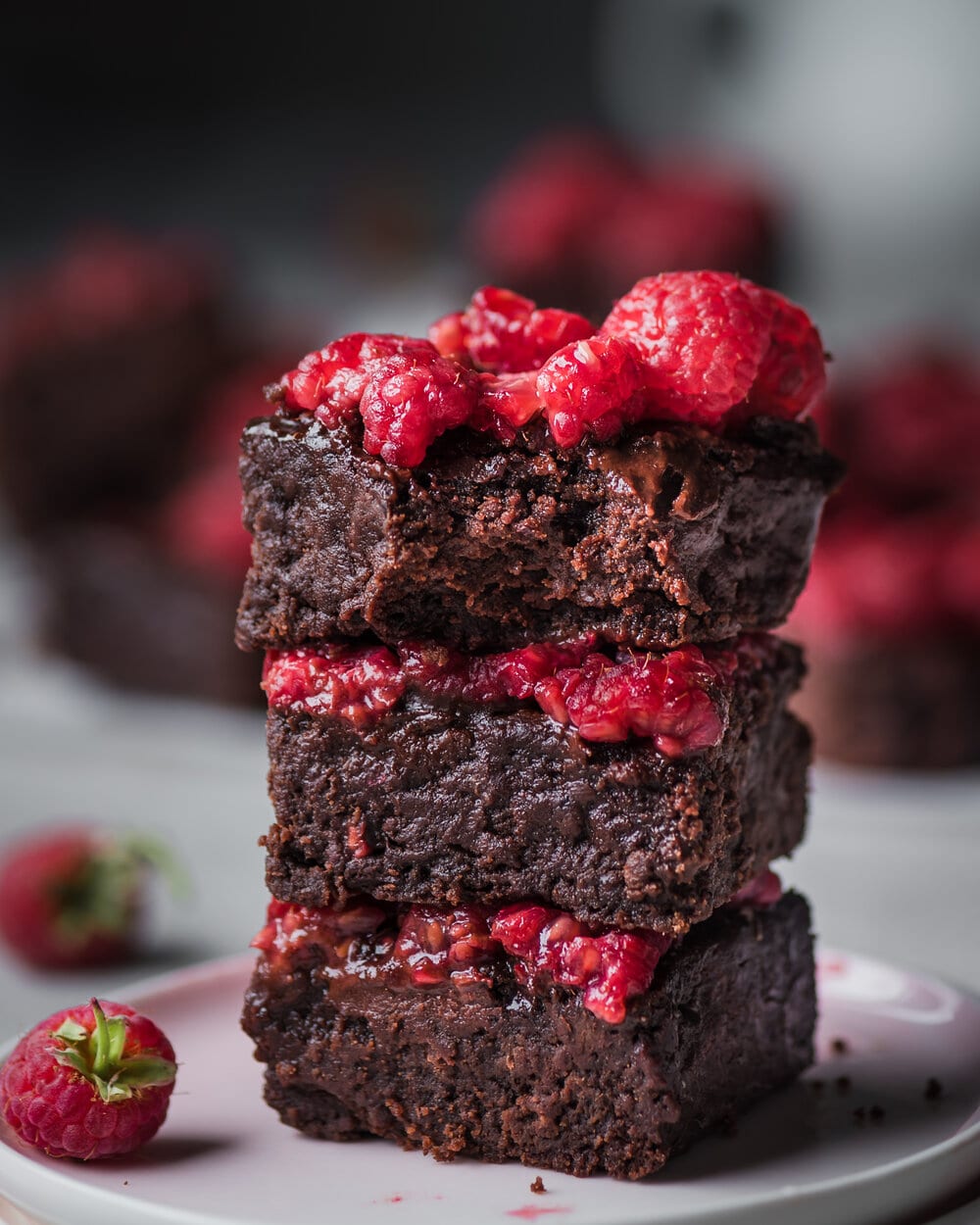 Fudgy Vegan Chocolate Glazed Brownies (Best Vegan Brownies!)