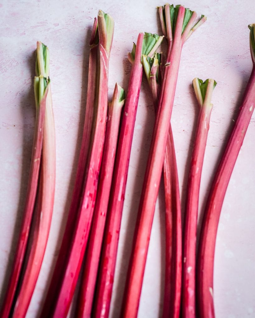 Healthy Vegan Strawberry Rhubarb Salad - Rainbow Plant Life