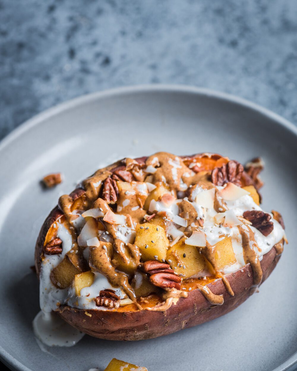 10 Easy Vegan Breakfast Ideas. Breakfast Stuffed Sweet Potato.