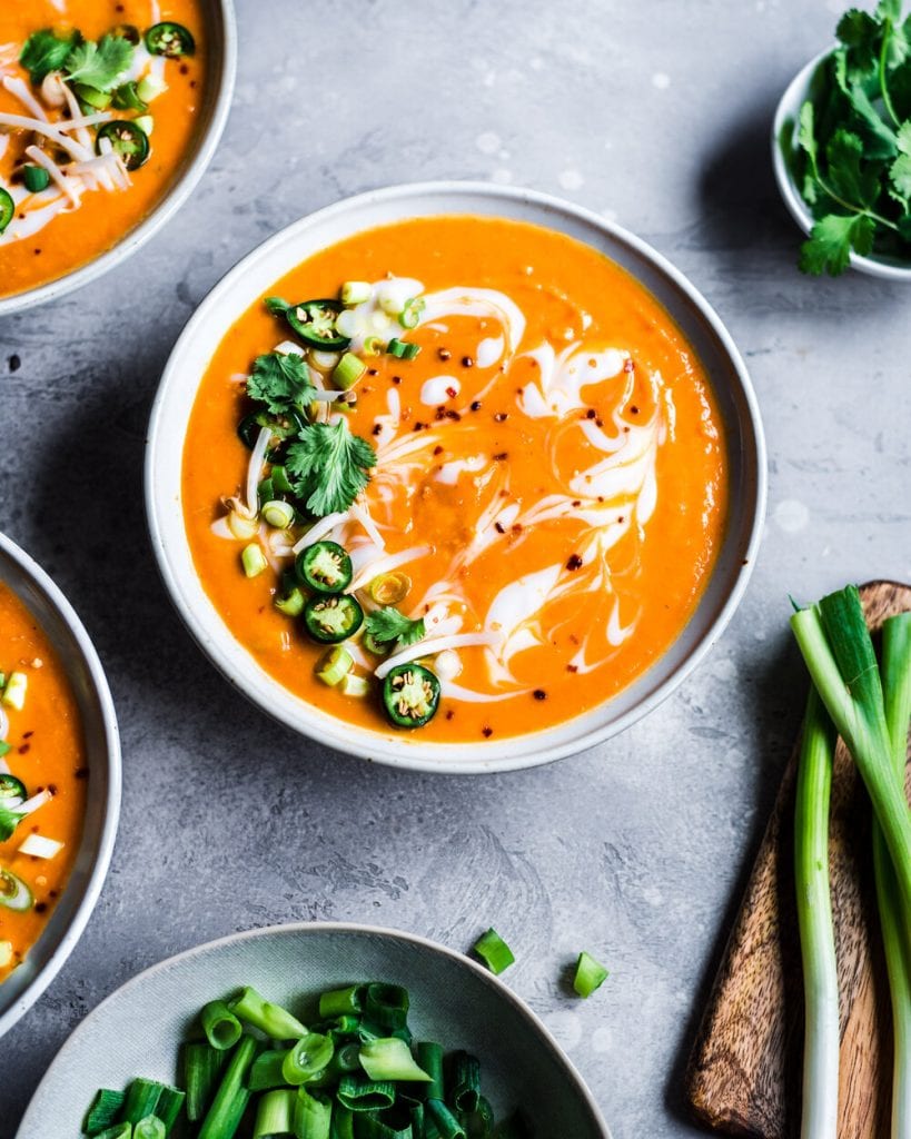 Vegan sweet potato soup best sale instant pot