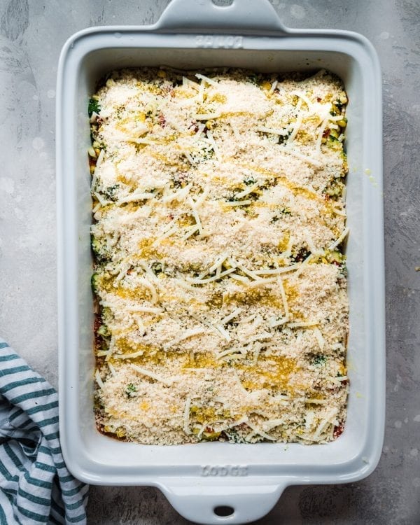 Crispy Zucchini and Corn Casserole - Rainbow Plant Life