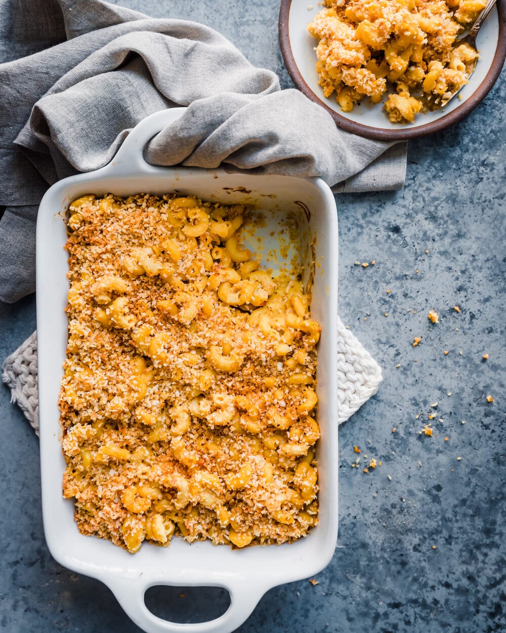 Crispy Baked Vegan Mac and Cheese