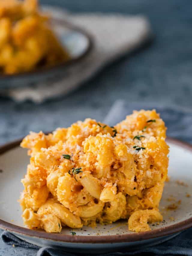 Crispy Baked Vegan Mac And Cheese - Rainbow Plant Life