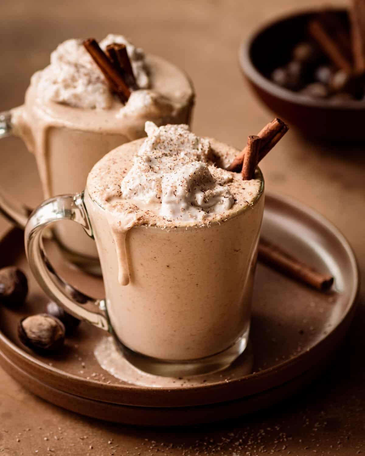 Creamy Vegan Eggnog - Rainbow Plant Life