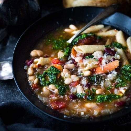 minestrone soup with white beans