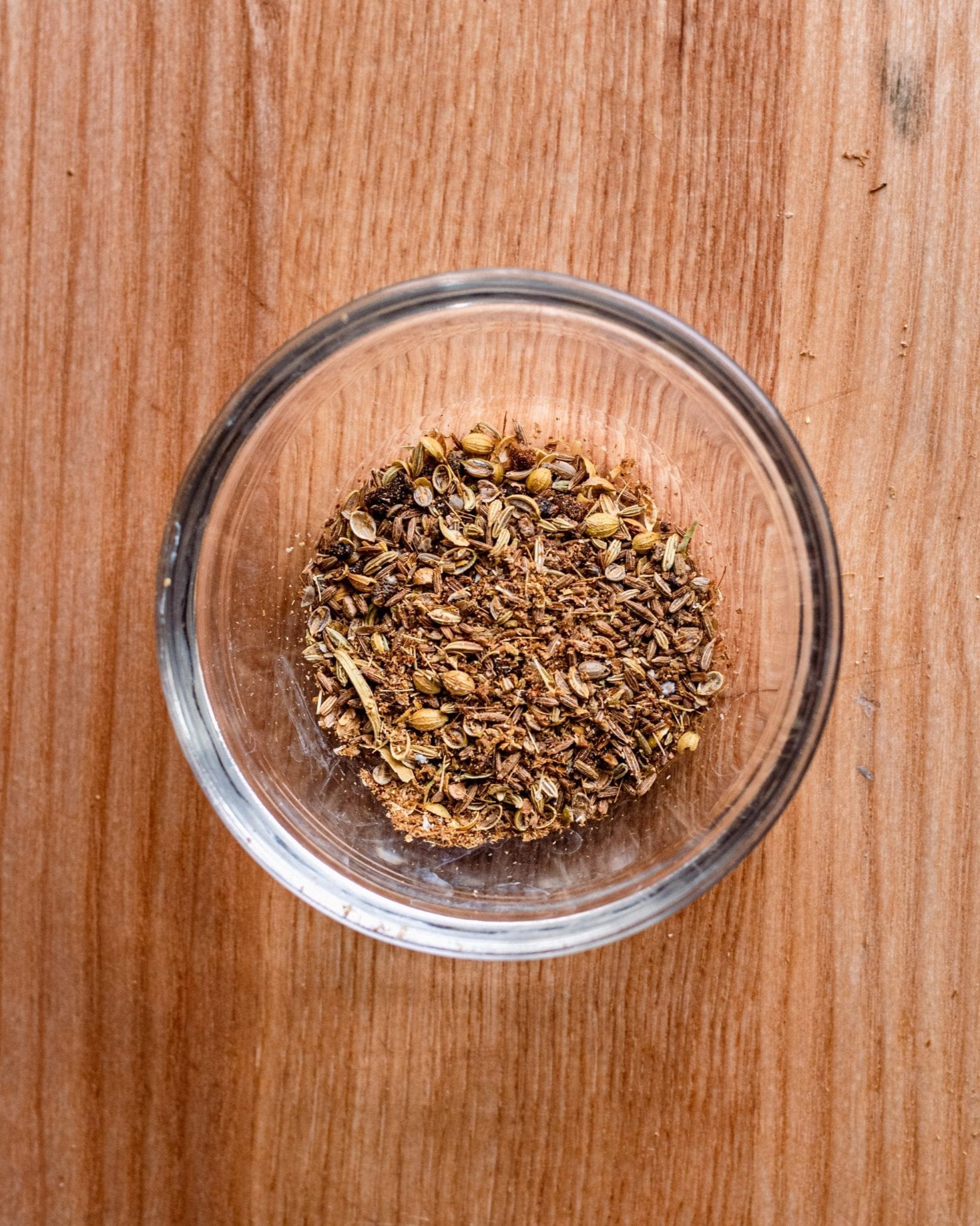 roughly ground spices in a bowl