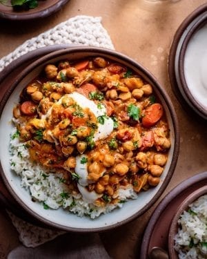 Braised Indian Chickpea Stew - Rainbow Plant Life