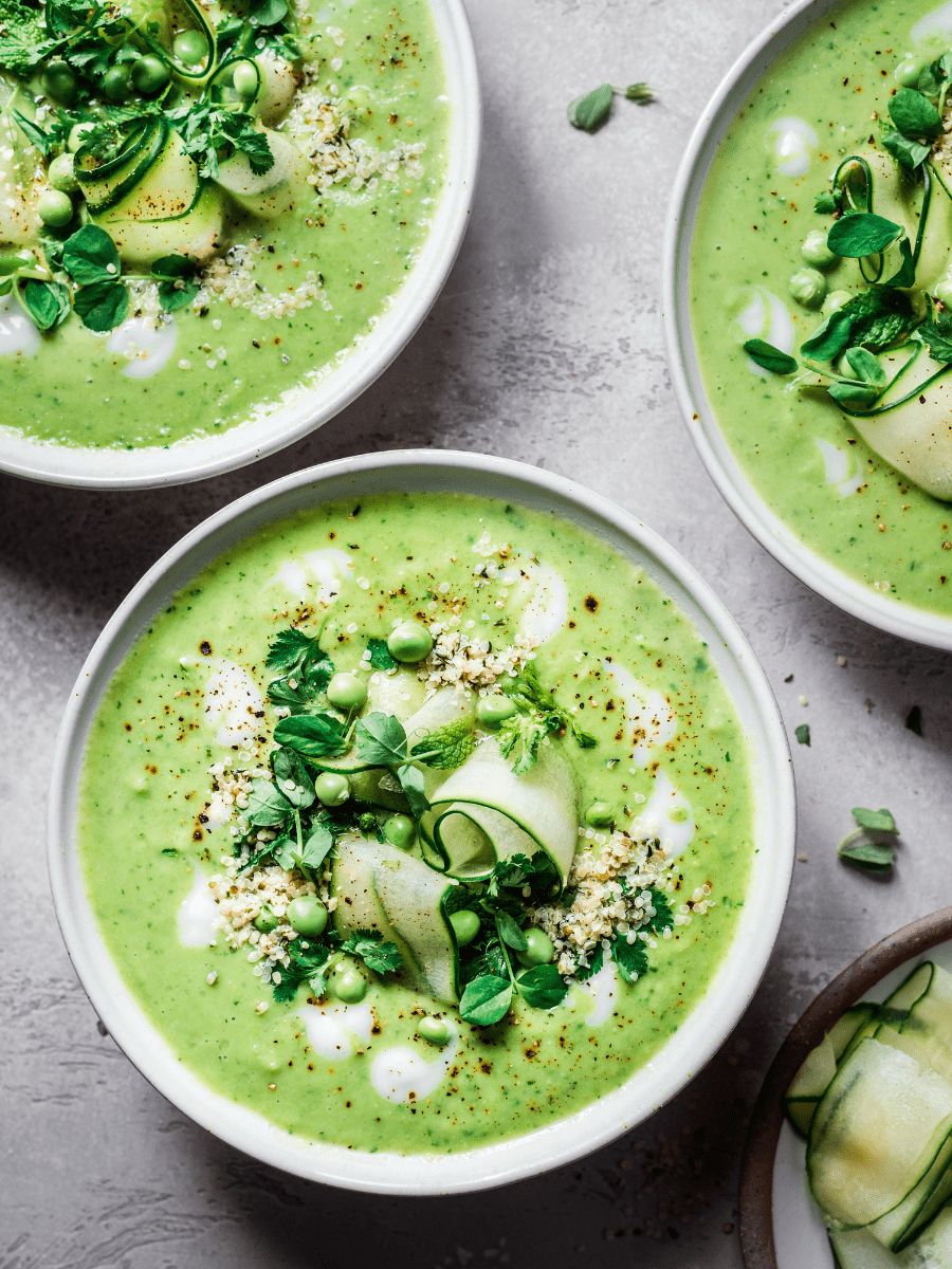 Creamy Vegan Avocado Gazpacho - Rainbow Plant Life