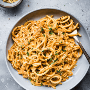 10-Ingredient Creamy Vegan Pantry Pasta