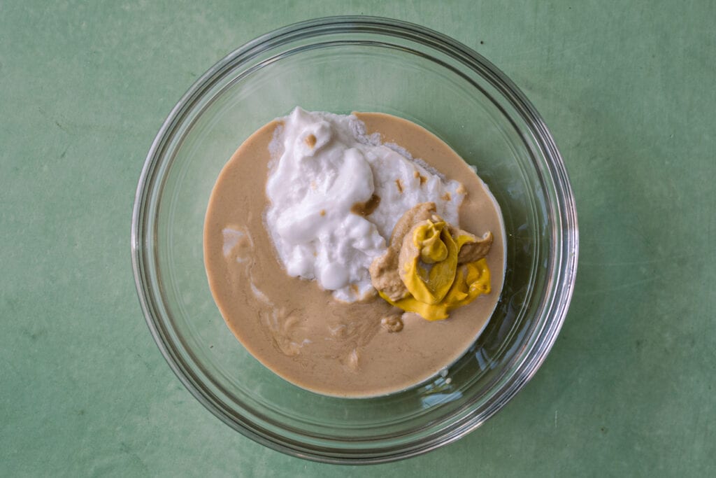 ingredients for potato salad dressing