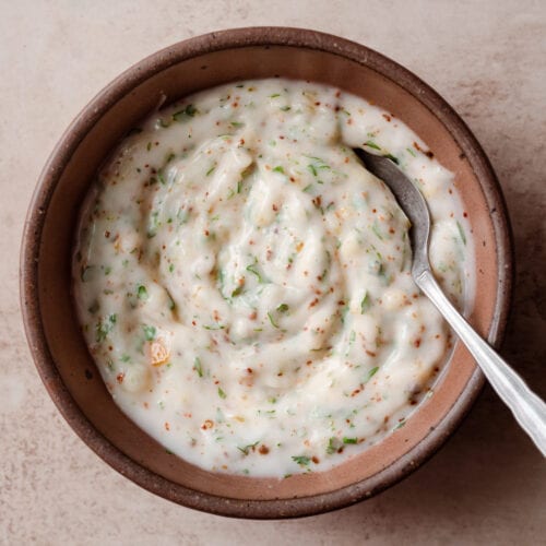 preserved lemon yogurt sauce