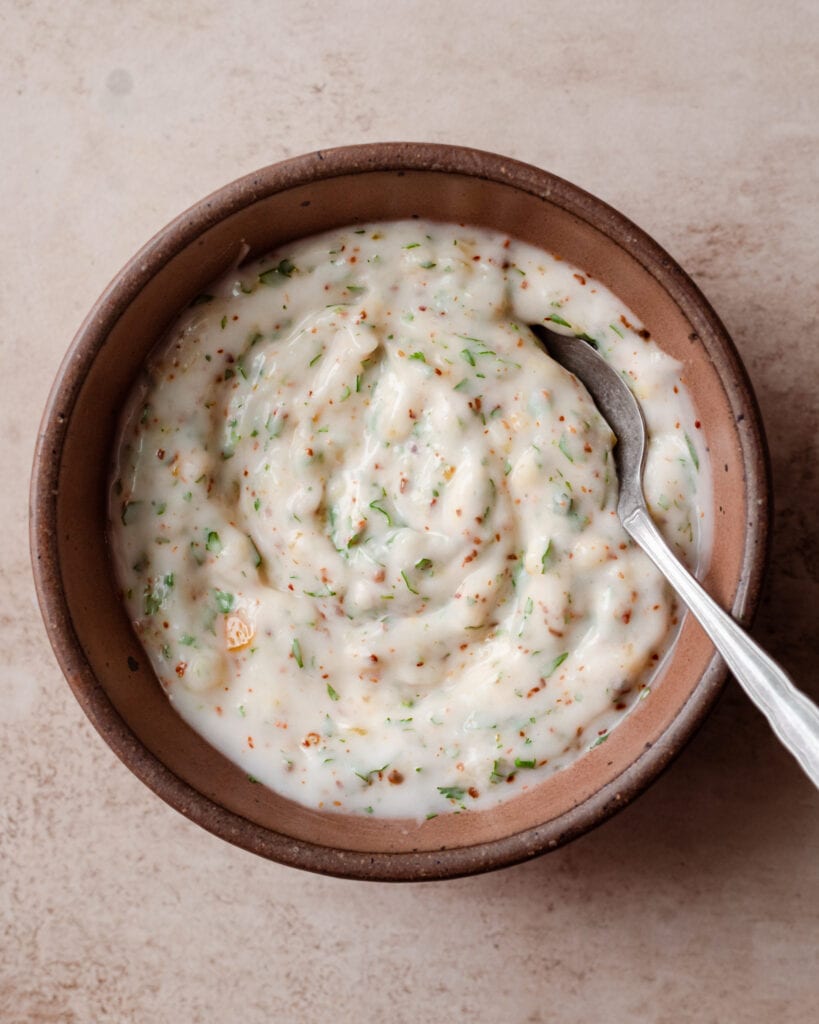 preserved lemon yogurt sauce