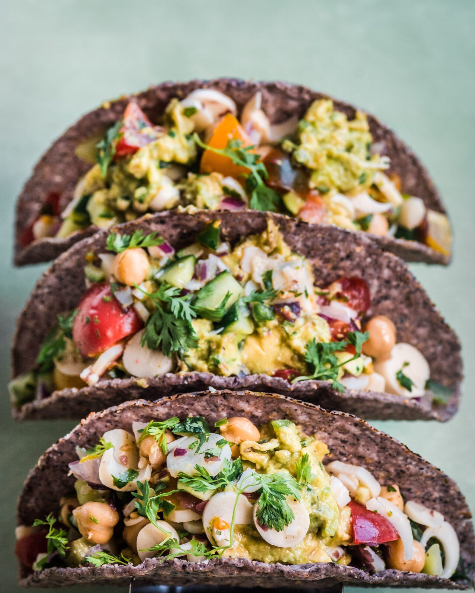 3 vegan ceviche tacos