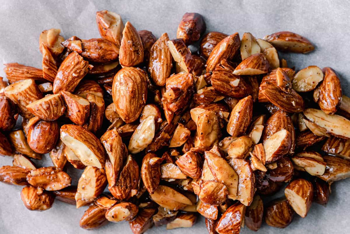 sweet and spicy almond crunch