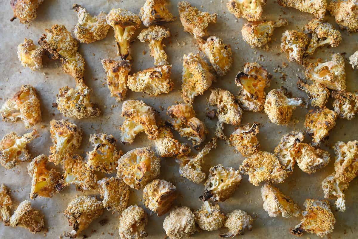 baked cauliflower florets