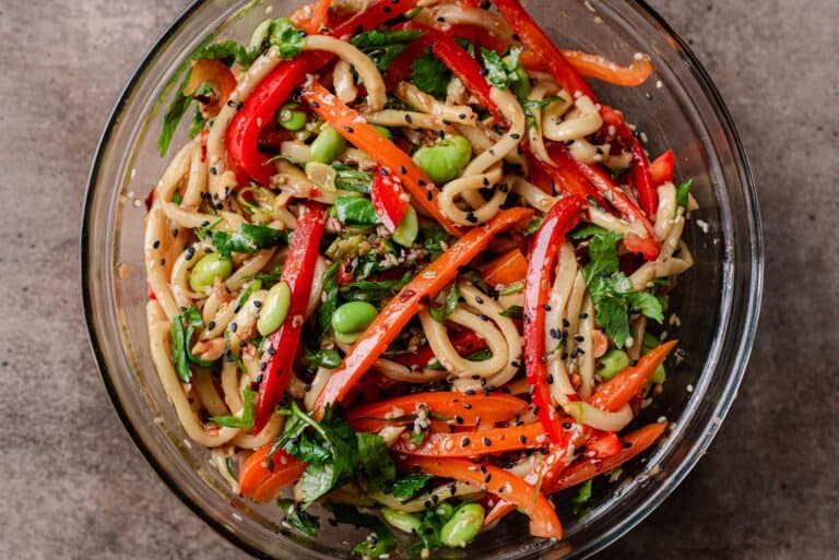 Spicy Chili Garlic Noodles Rainbow Plant Life